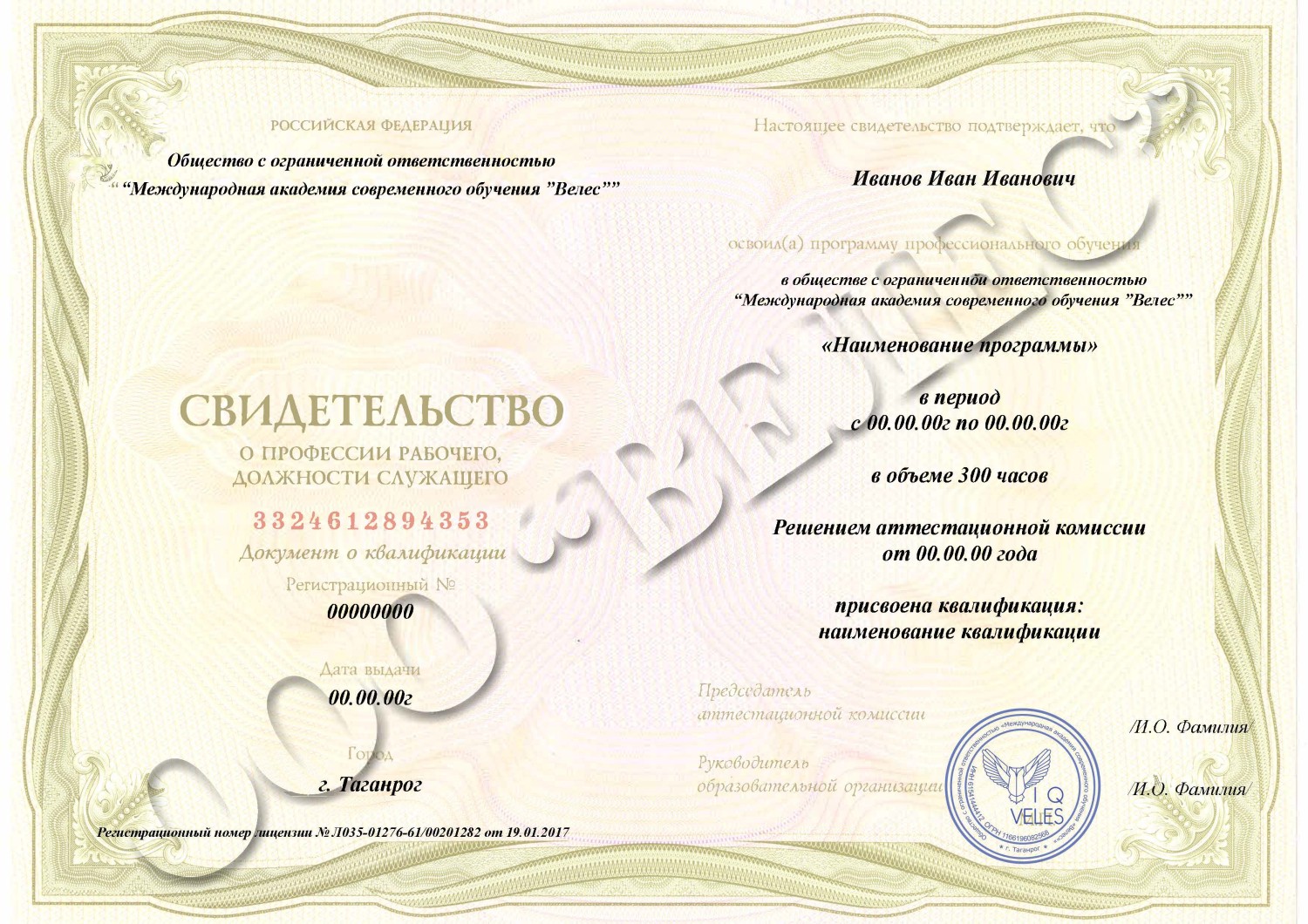 Курс профессионального обучения по профессии Сиделка